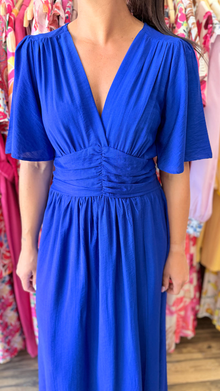 Robe longue Appo bleu roi