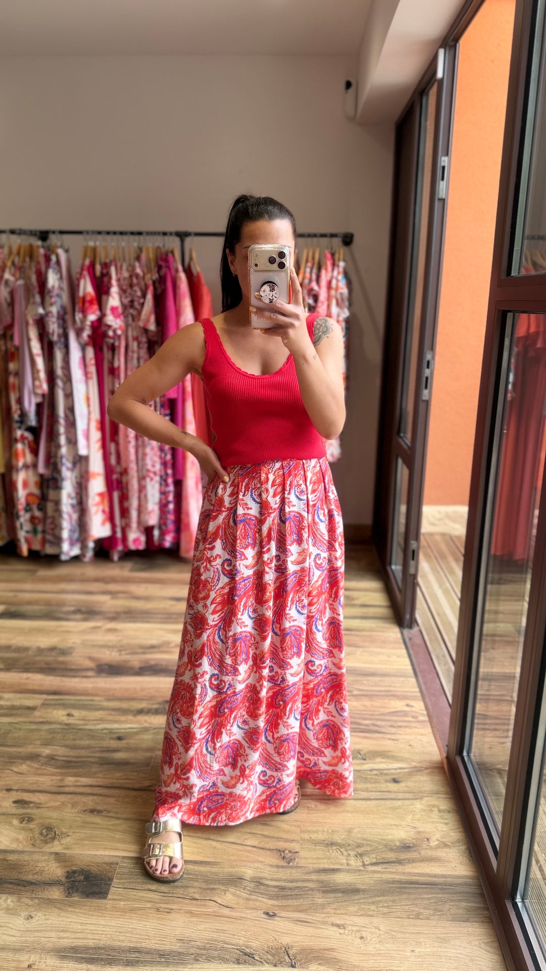 Top Molos rouge