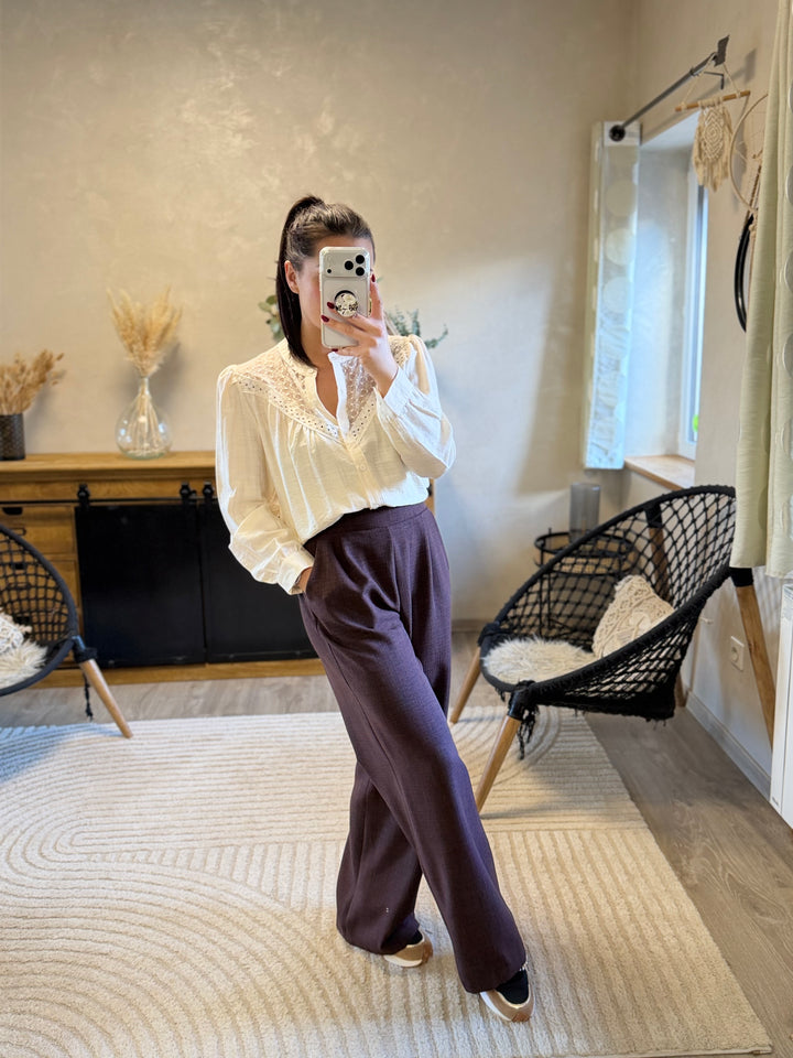 Pantalon Edy chocolat