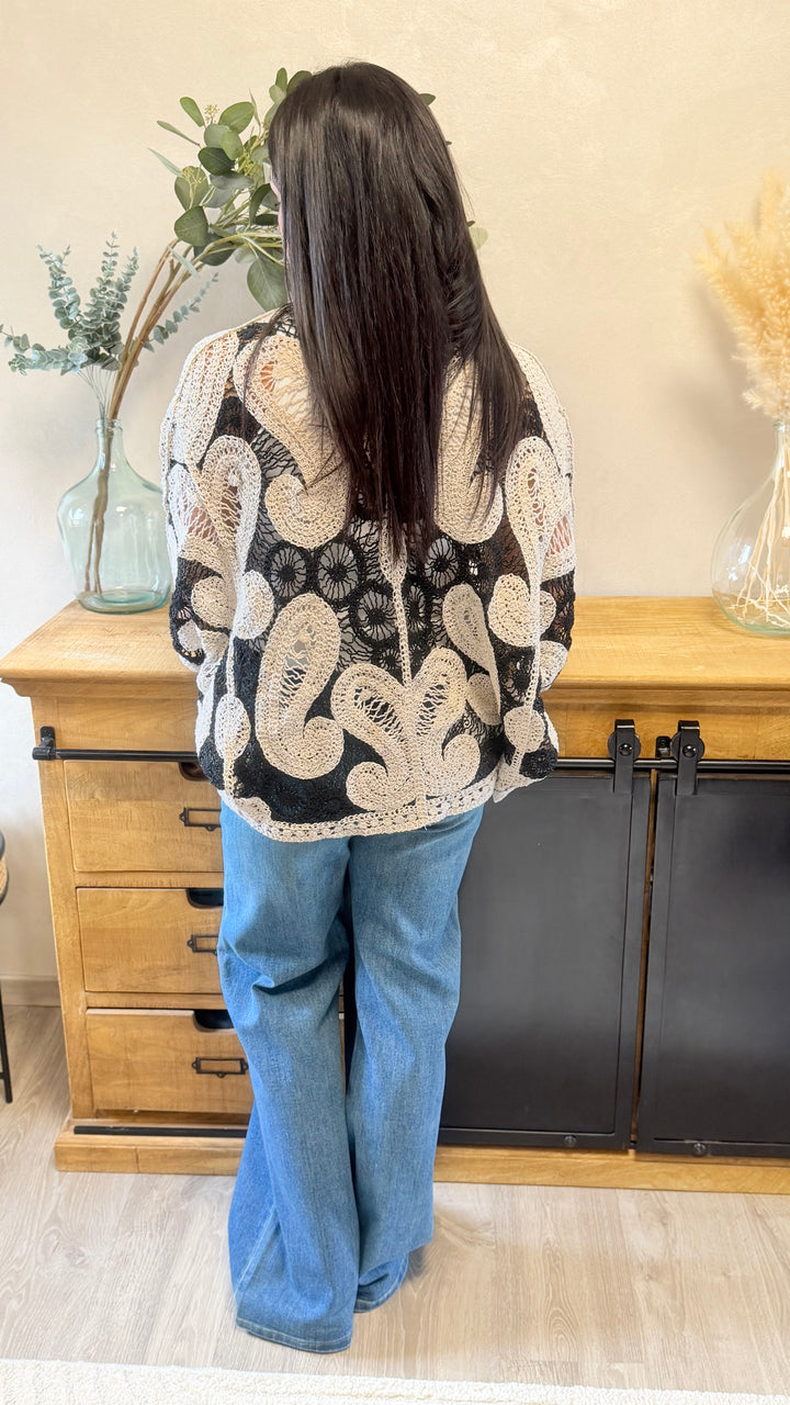 Gilet en crochet Rony