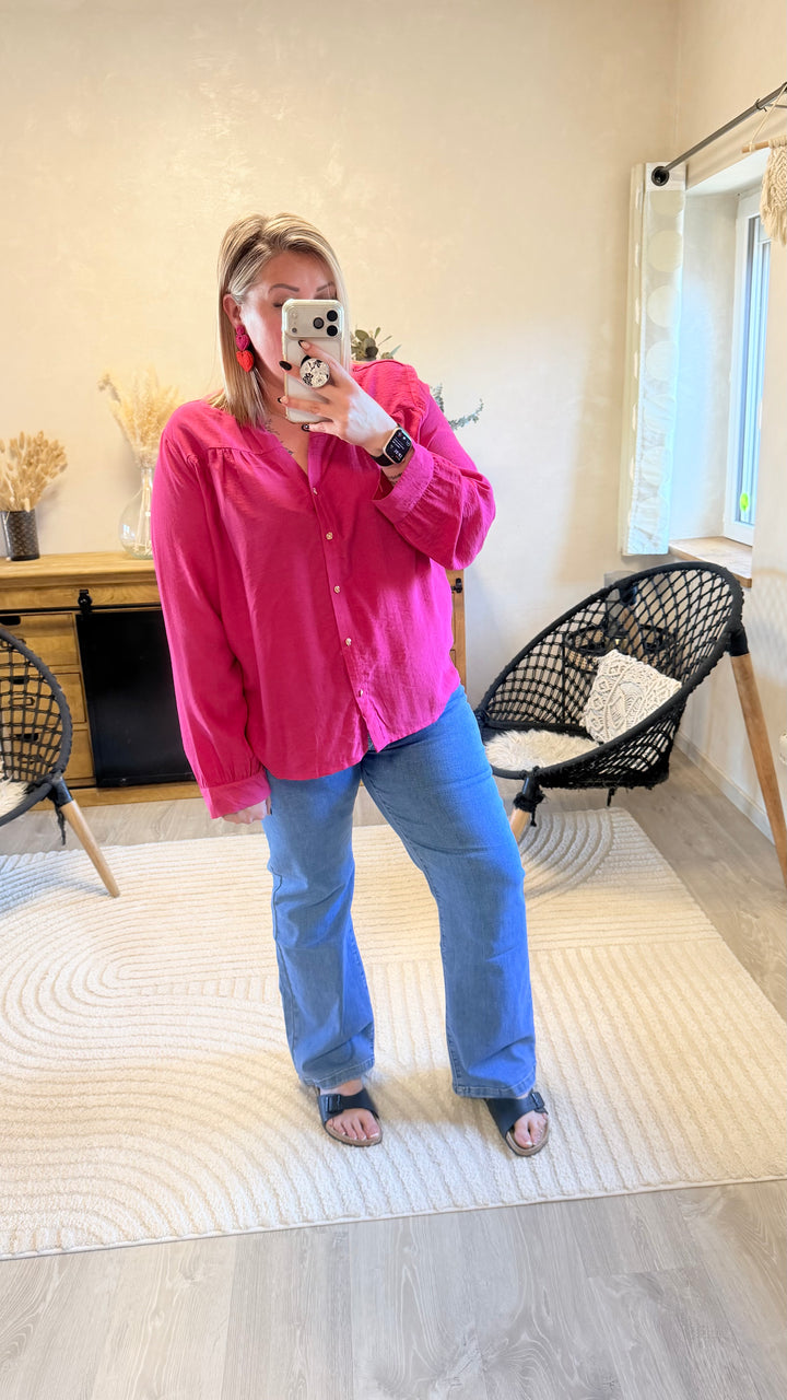 Chemise slava fuchsia CURVY