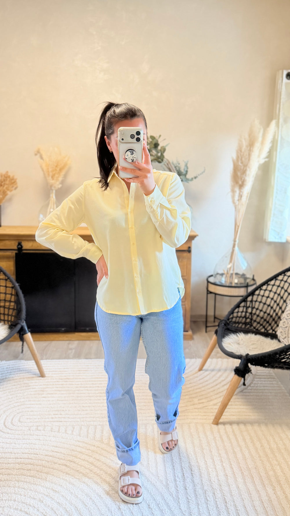 Chemise Ondine Jaune