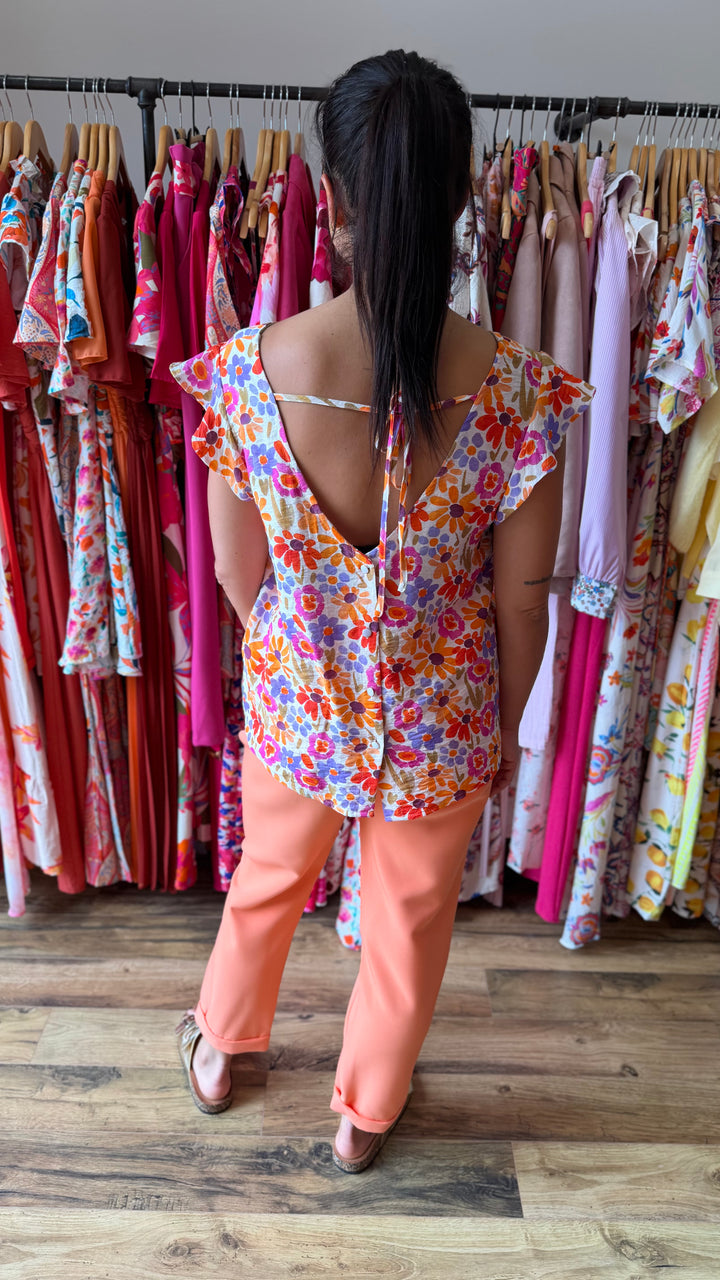 Pantalon Evy Abricot
