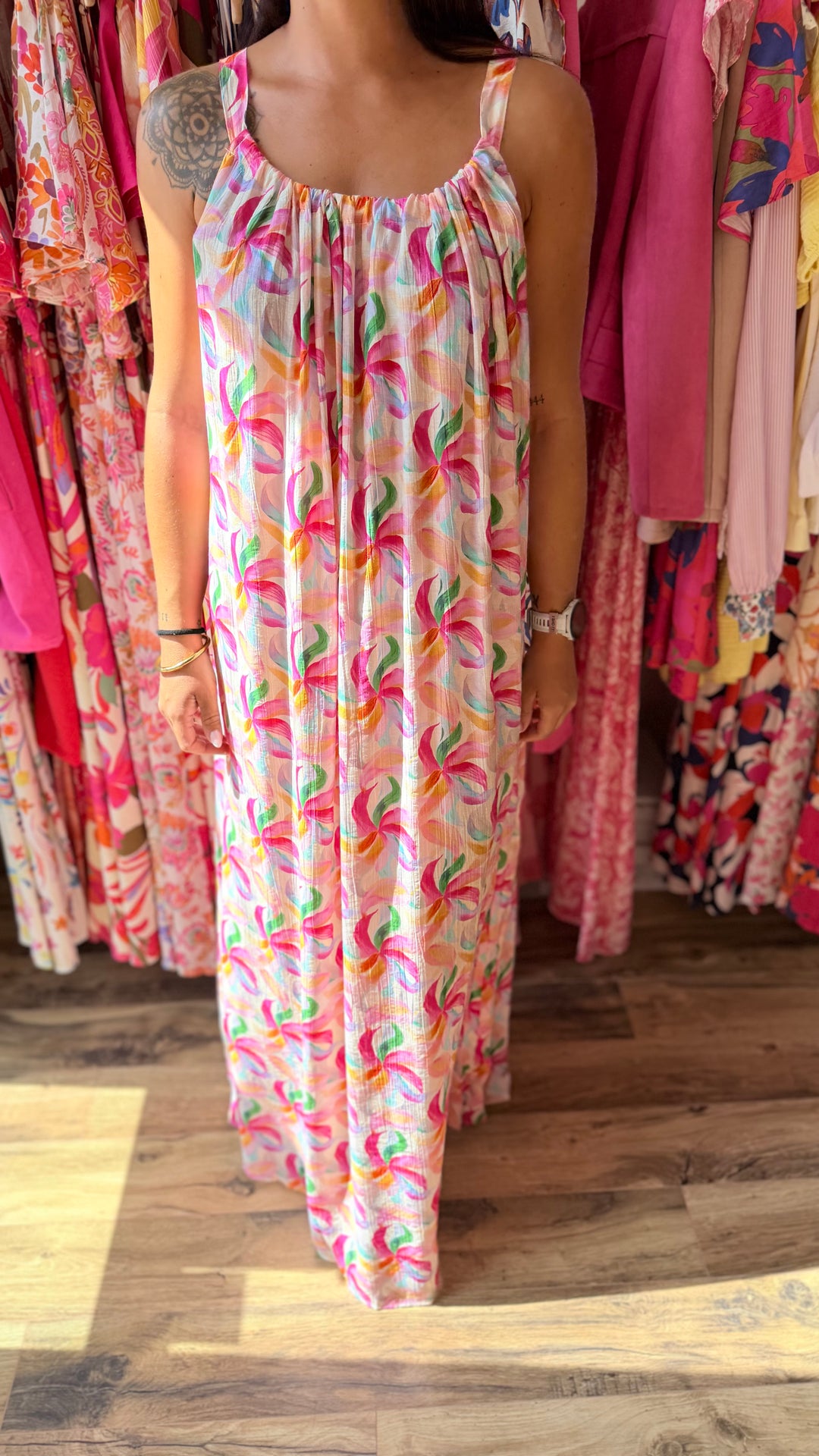Robe longue Pommy