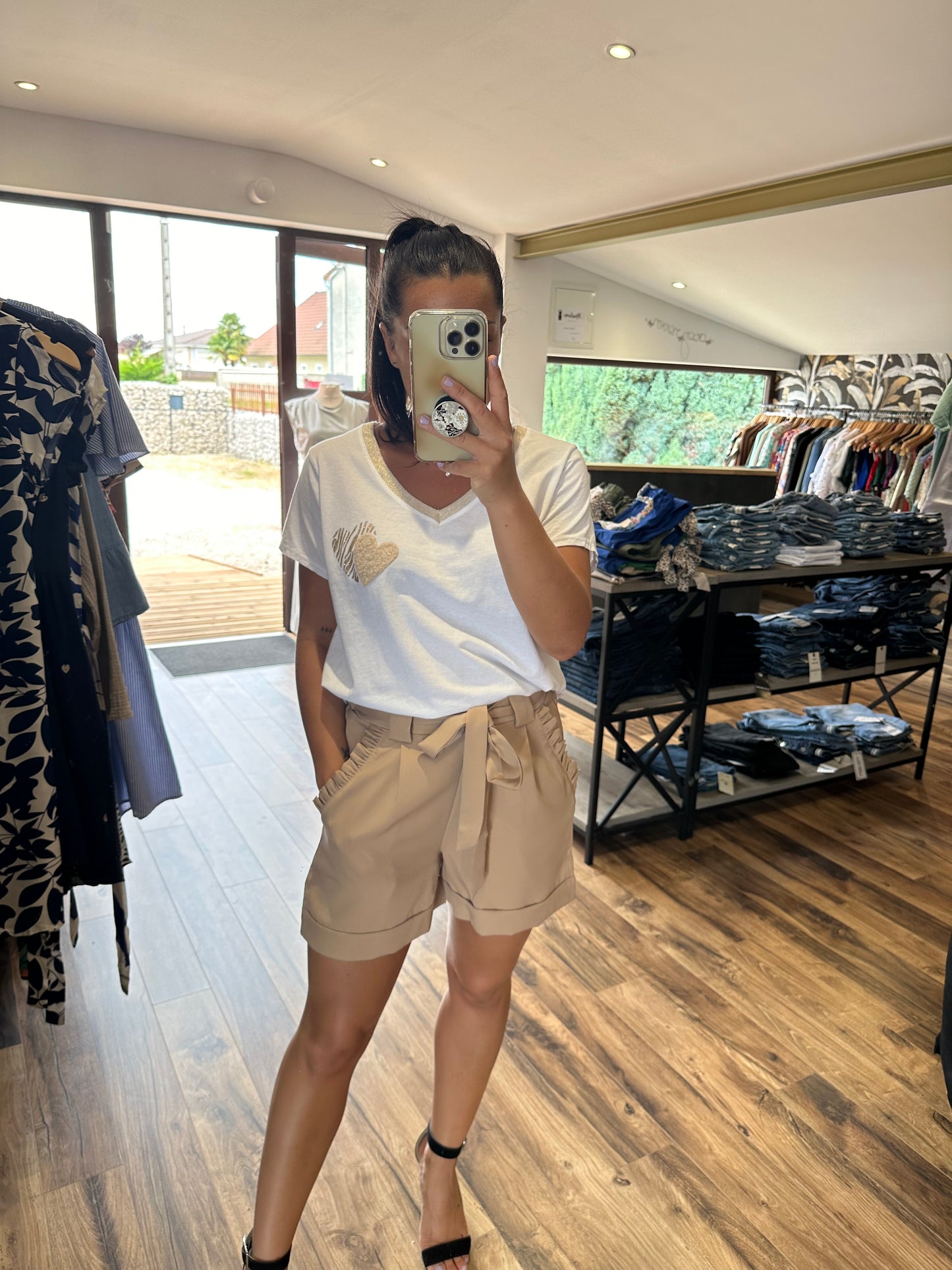 Short Yalle beige