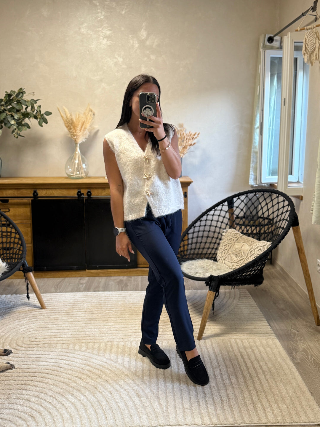 Gilet Star beige