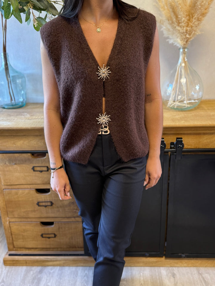 Gilet Sun choco