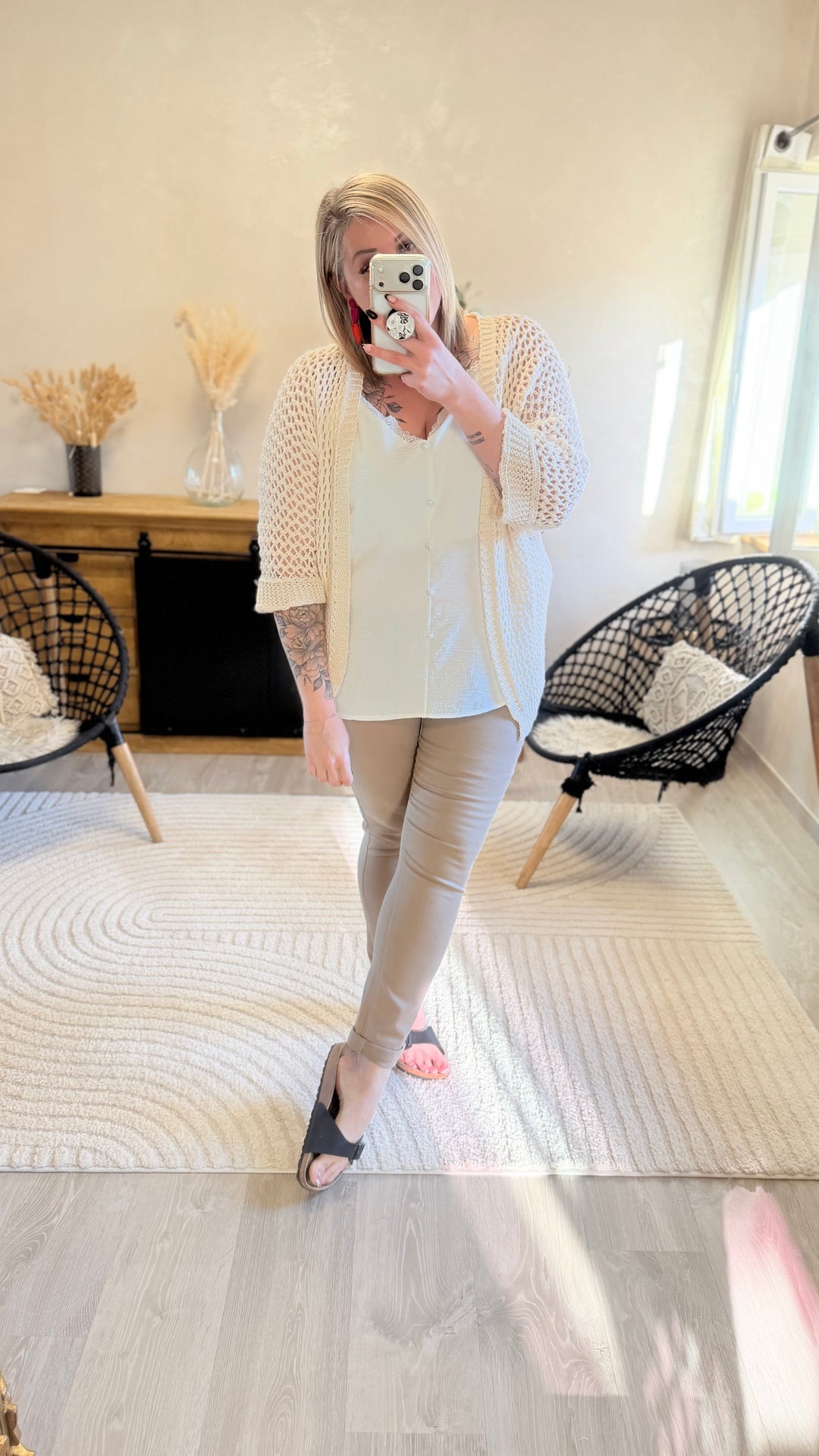 Top Hosa blanc CURVY