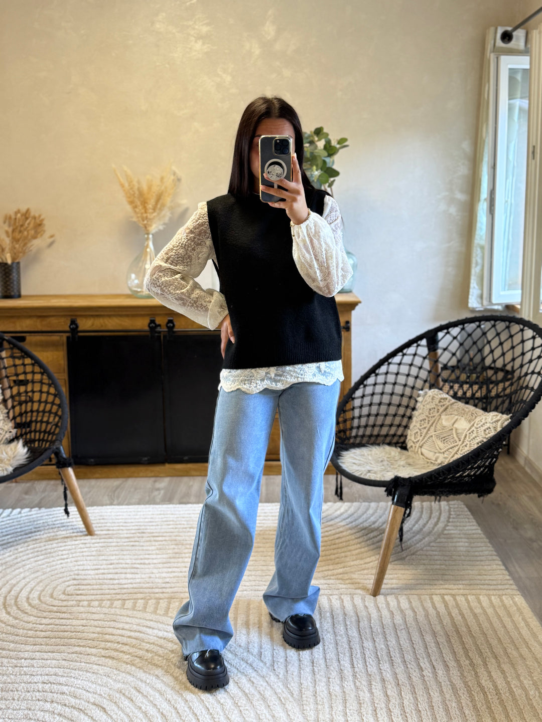 Pull Jamila noir
