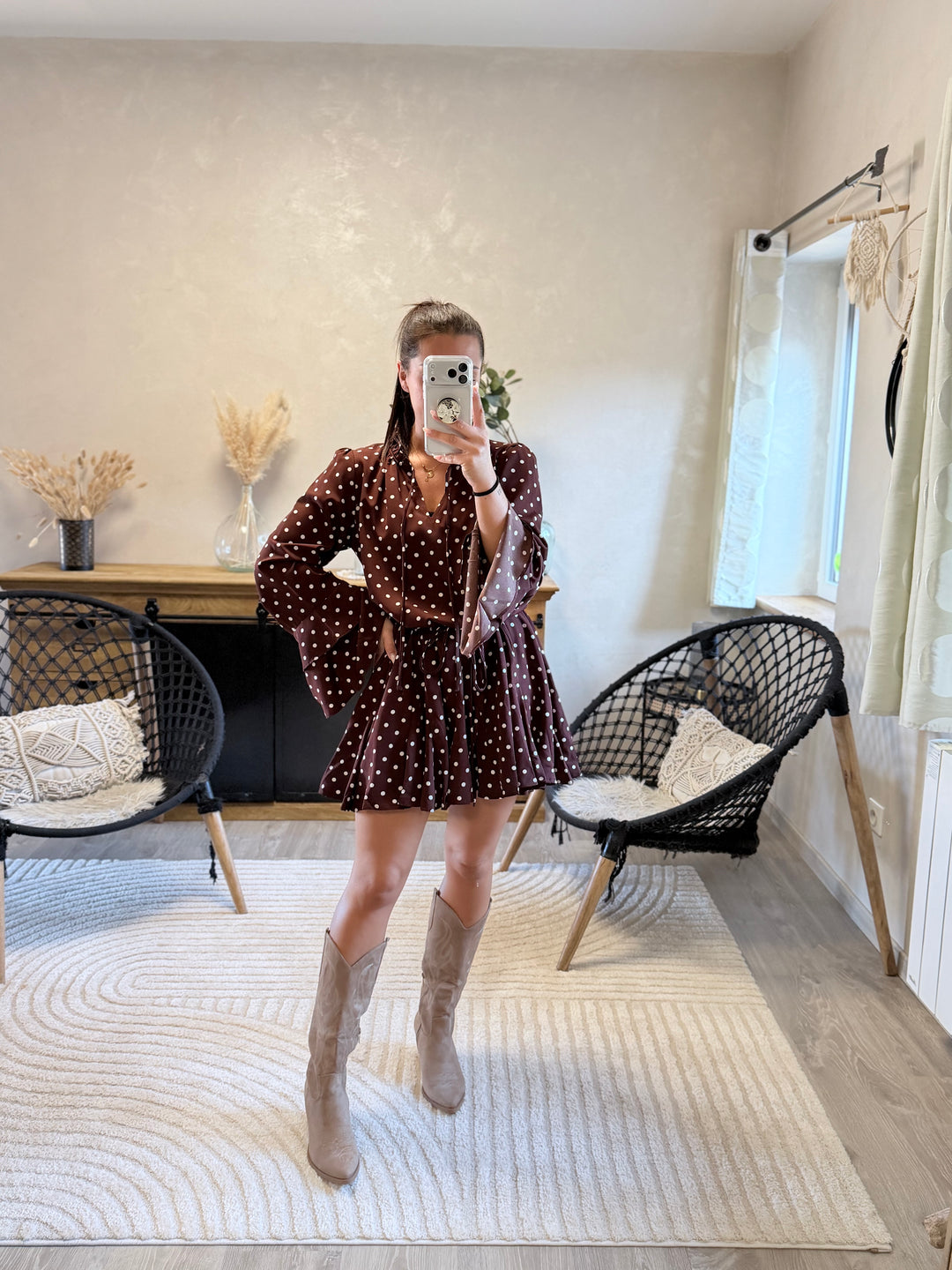 Robe burdy choco