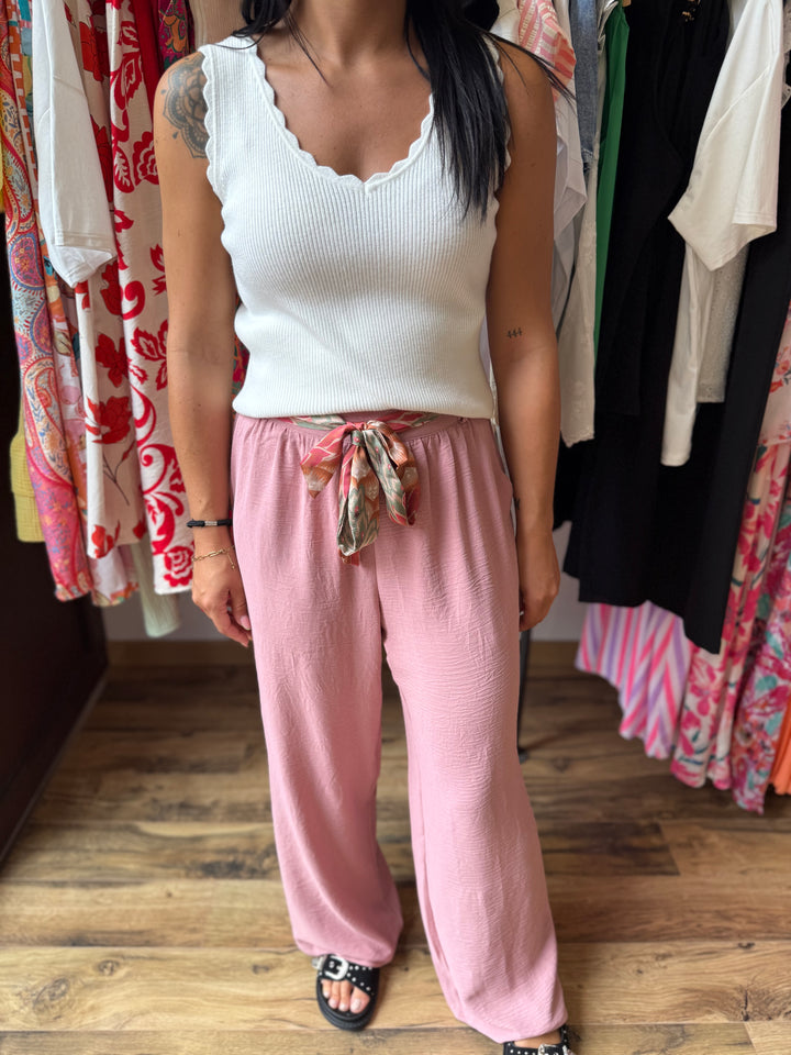 Pantalon Wilma rose CURVY