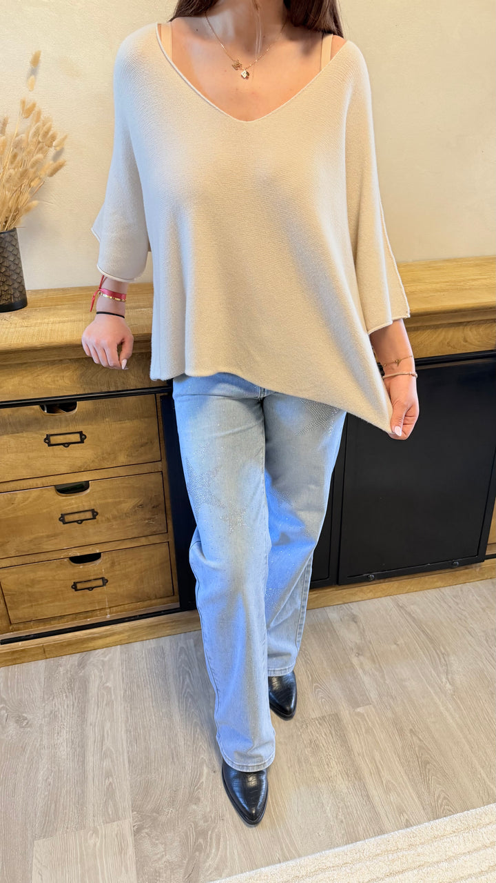 Pull Tolian beige