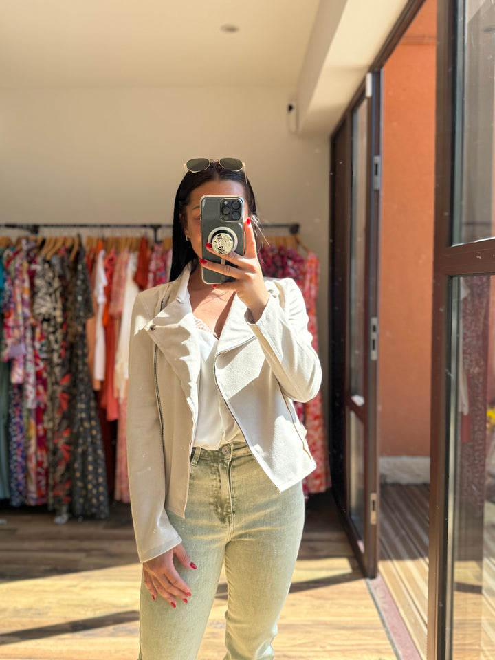 Suédine beige