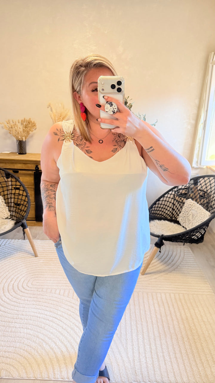 Top Soleya blanc CURVY