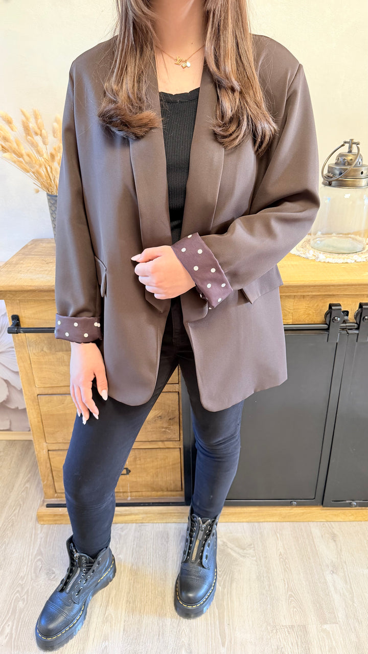 Blazer Imen chocolat