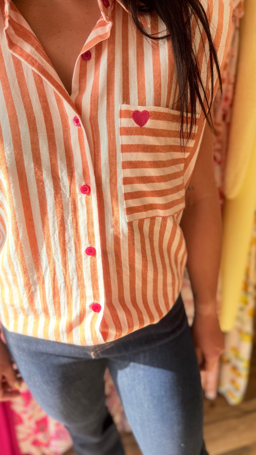 Chemise Calsy orange