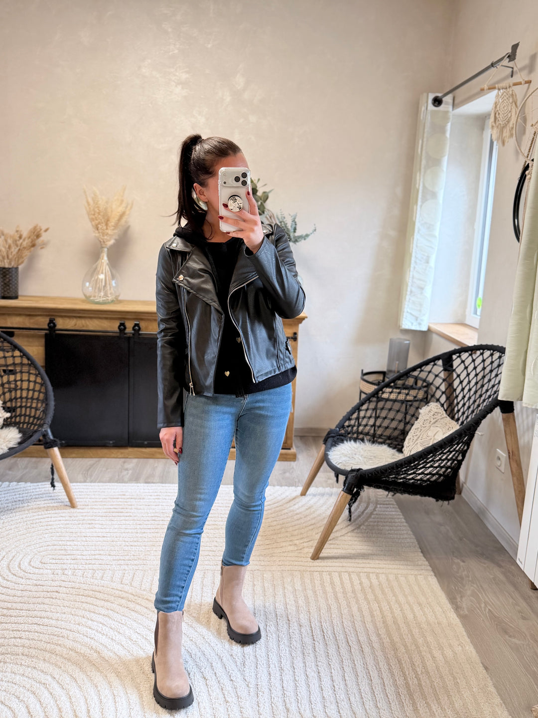 Perfecto en similicuir