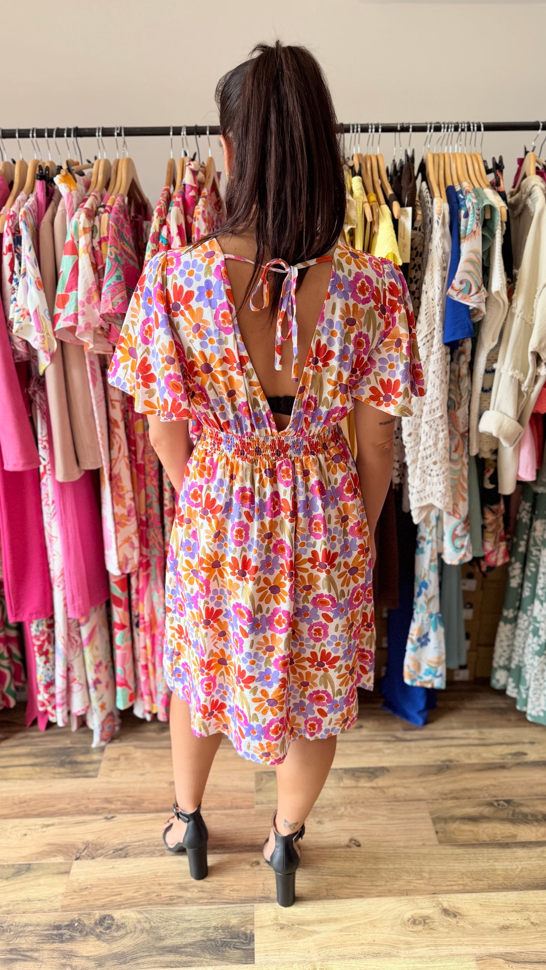 Robe courte Sely CURVY