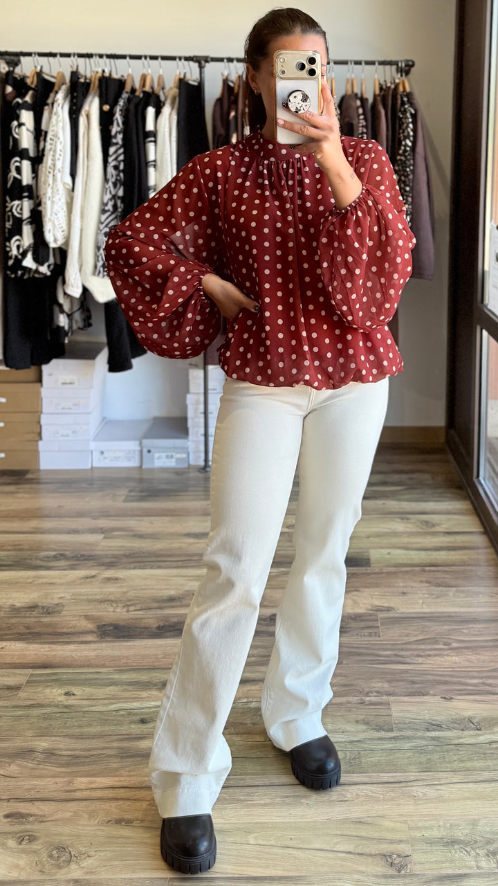 Blouse Lysa rouille