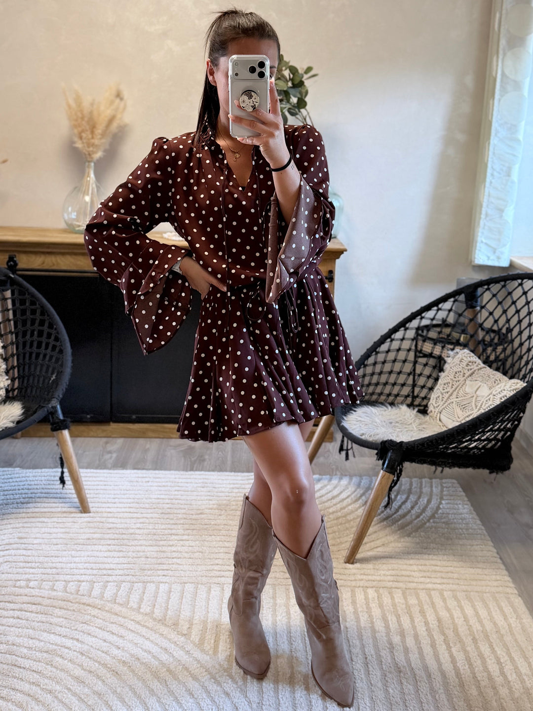 Robe burdy choco