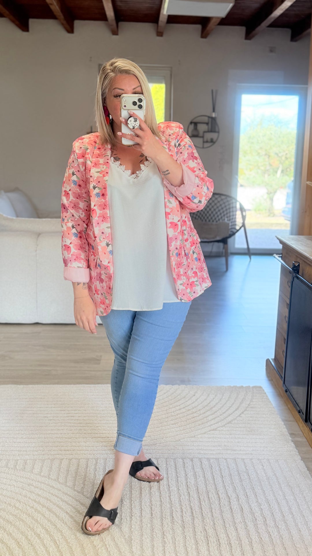 Top Gorgia blanc CURVY