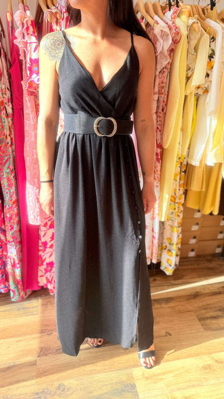 Robe longue Amanda noir