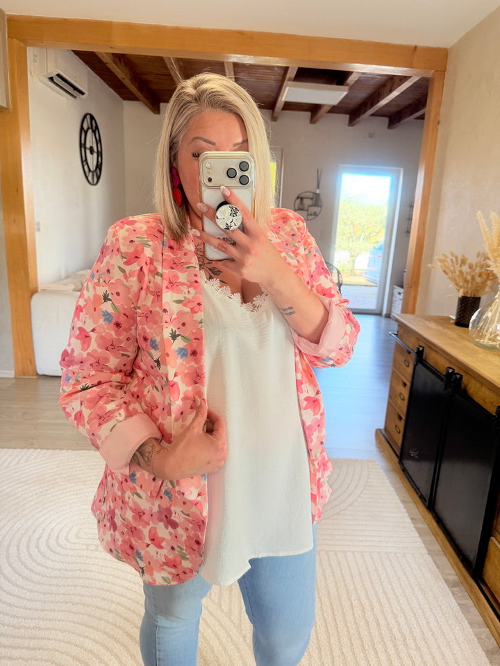 Top Gorgia blanc CURVY