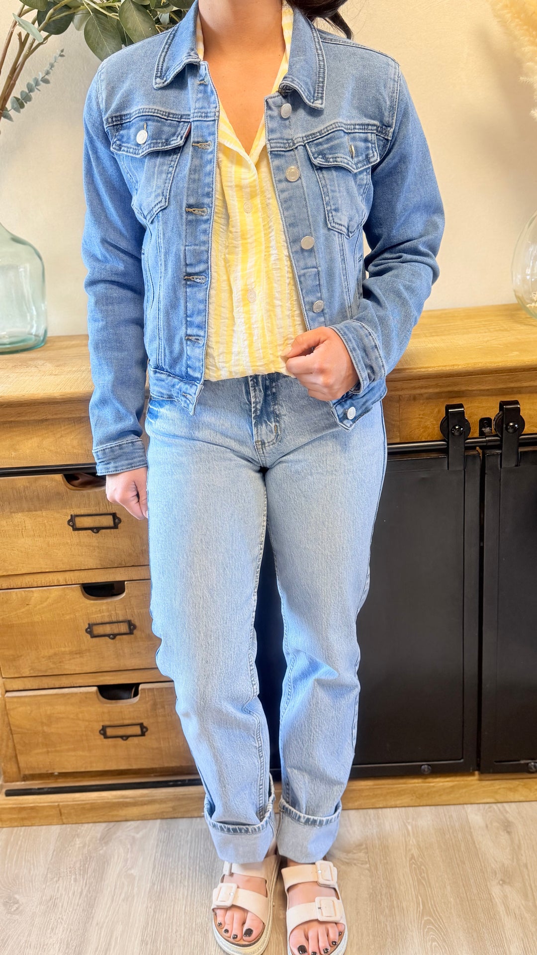 Veste en jean Gloria