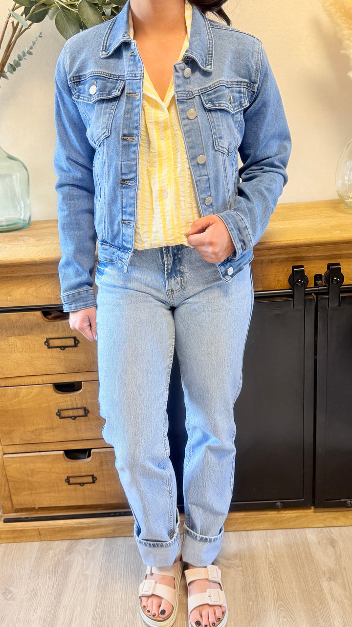 Veste en jean Gloria