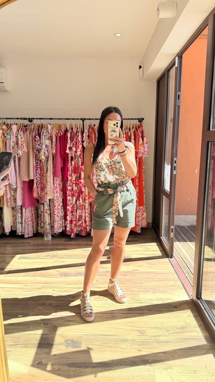Short bommy kaki CURVY