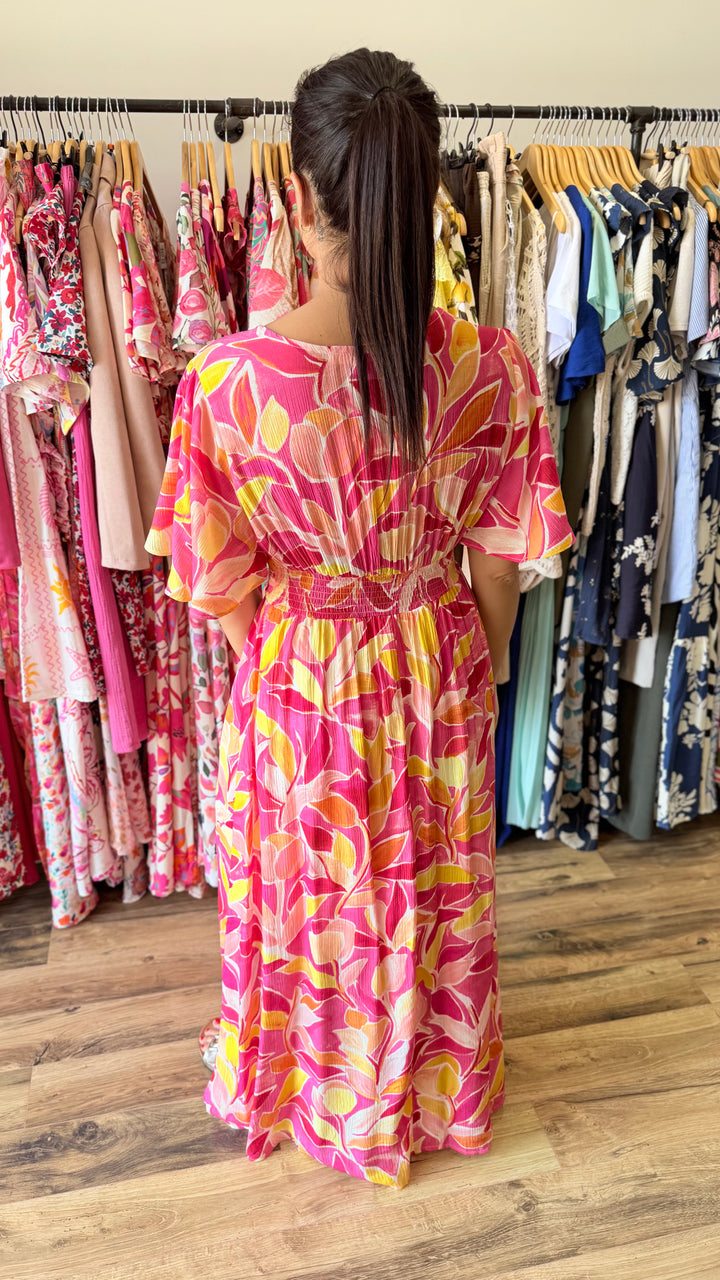 Robe longue Arlequin