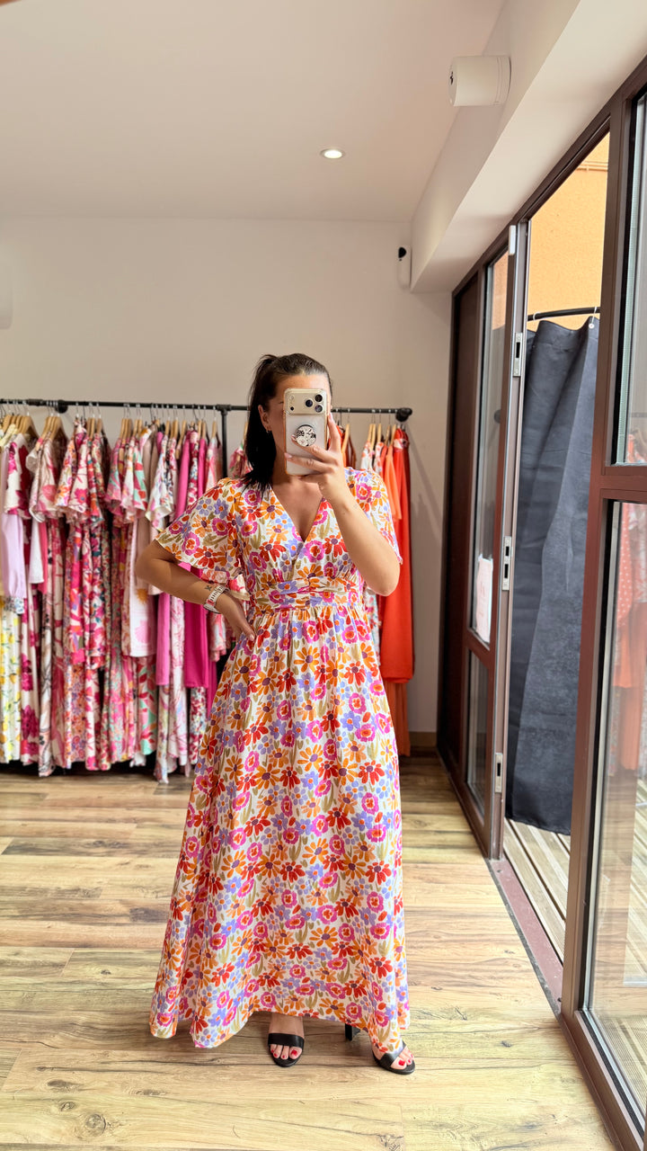 Robe longue Lise (dos ouvert)