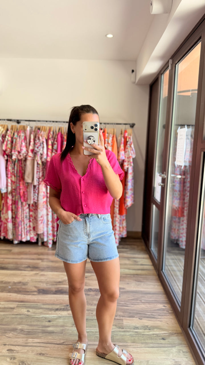Chemise Mirta rose fushia