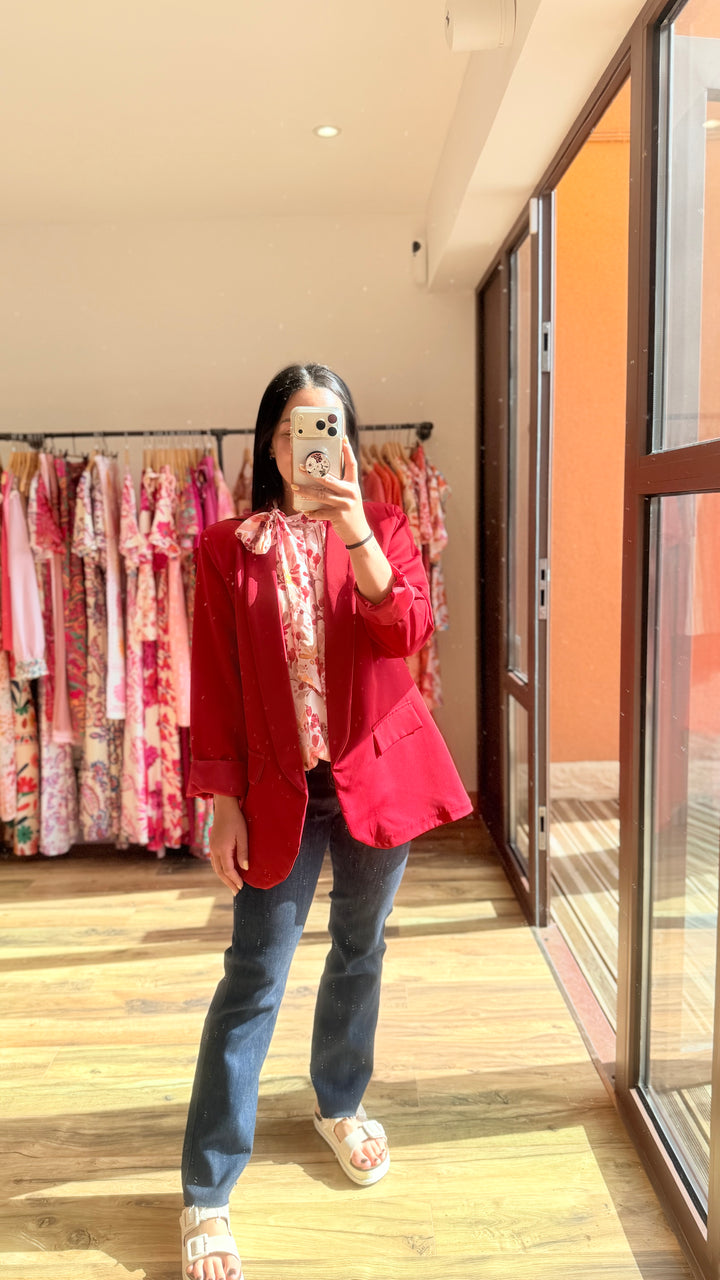 Blazer rouge