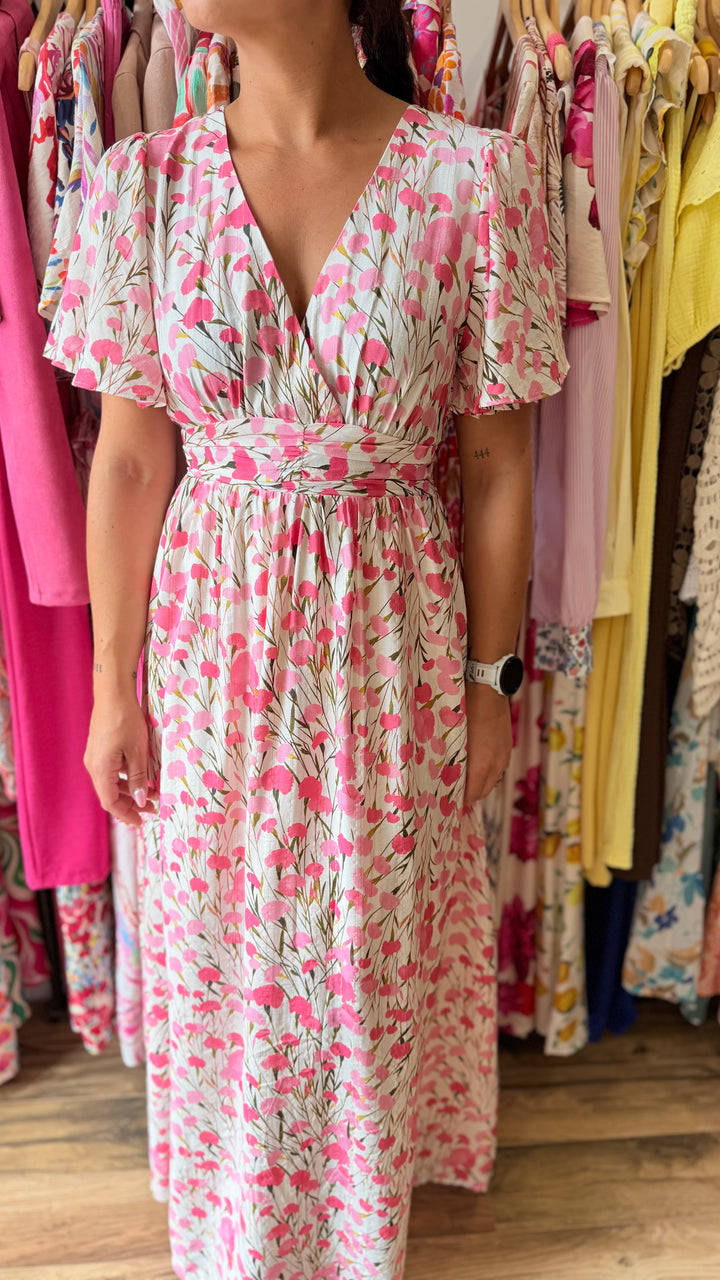 Robe longue Finda CURVY (dos ouvert)