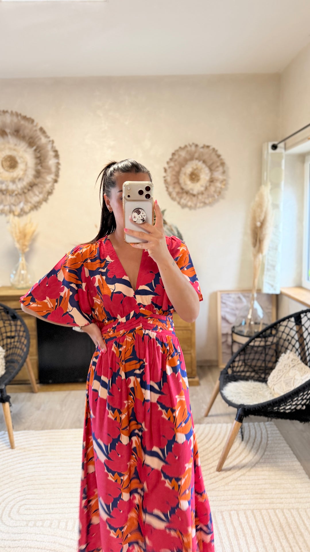 Robe longue Amelia CURVY
