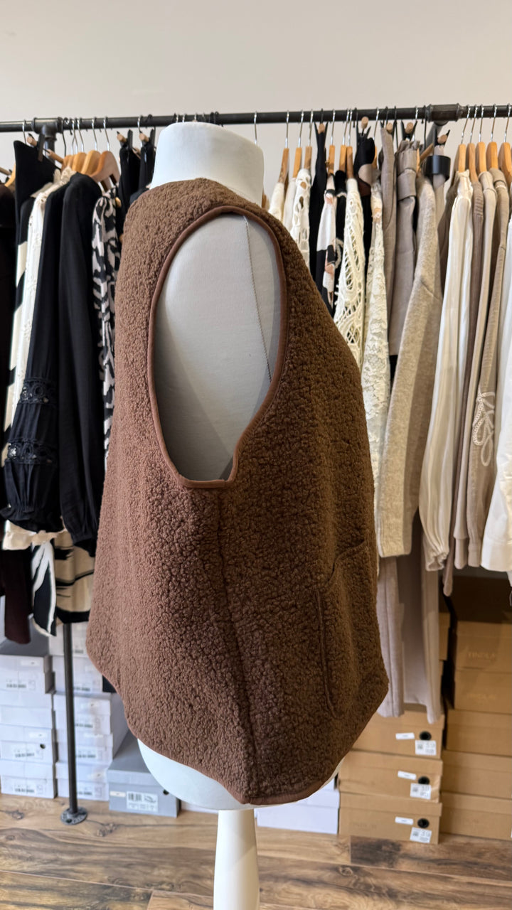 Gilet Charly chocolat CURVY