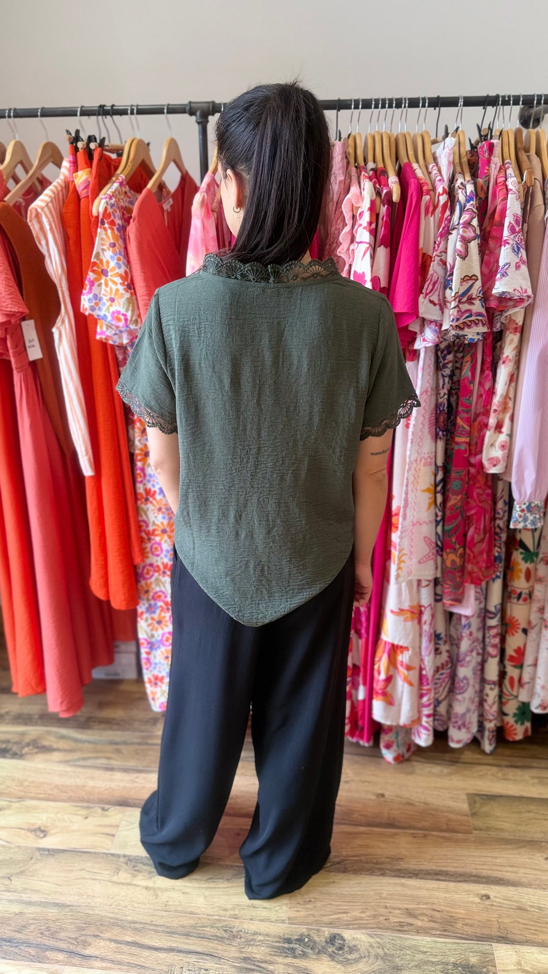 Chemise Mirta kaki
