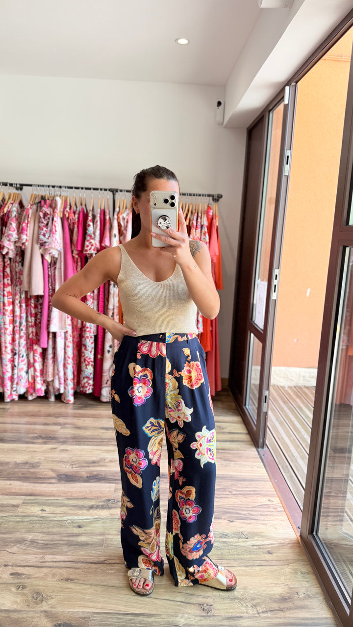 Top Afida doré CURVY