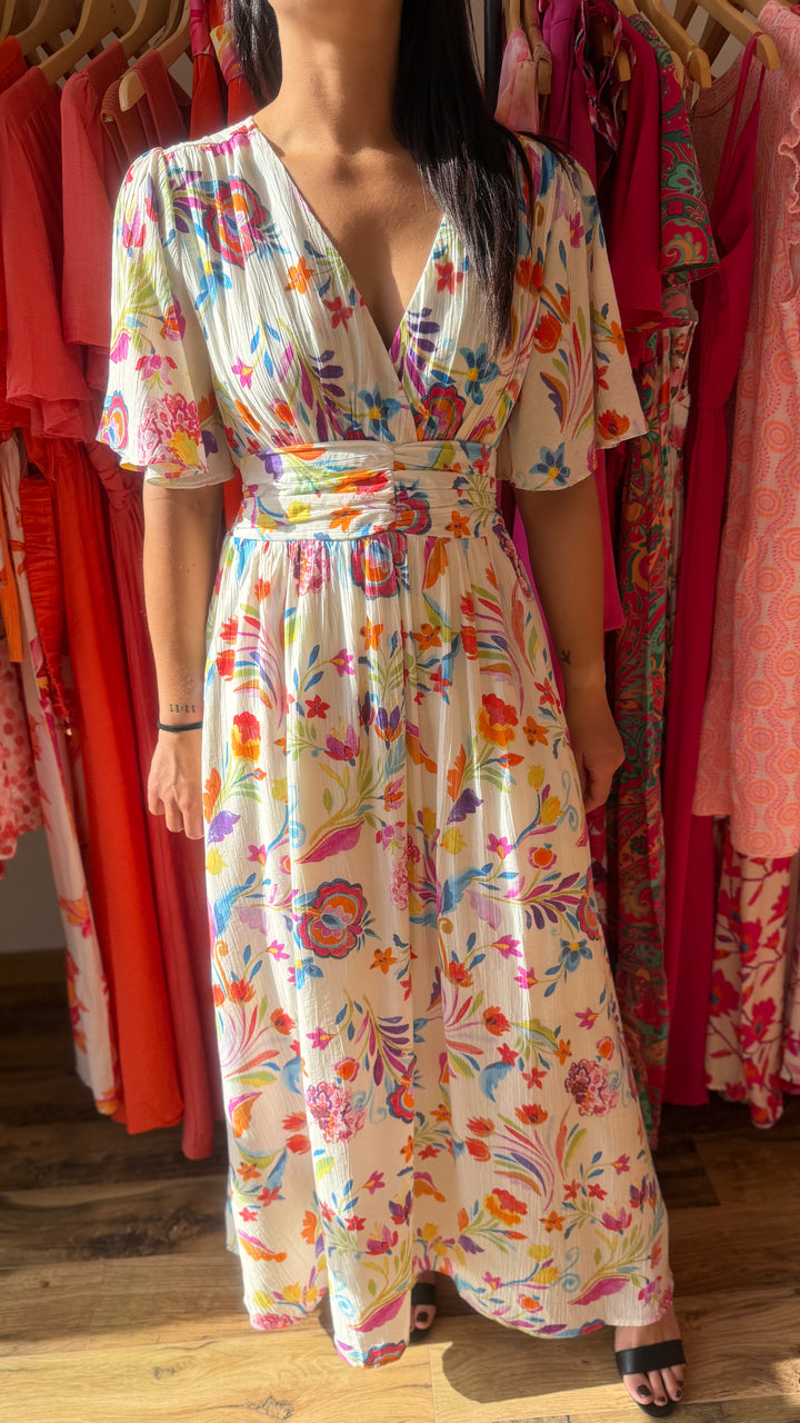 Robe longue Alyma CURVY (PRÉCOMMANDE expédition 13 Mai