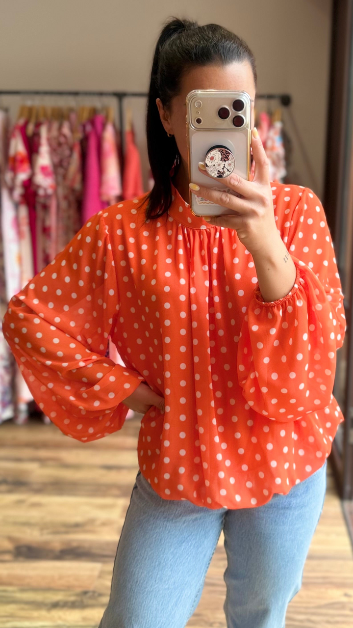 Blouse Kop orange