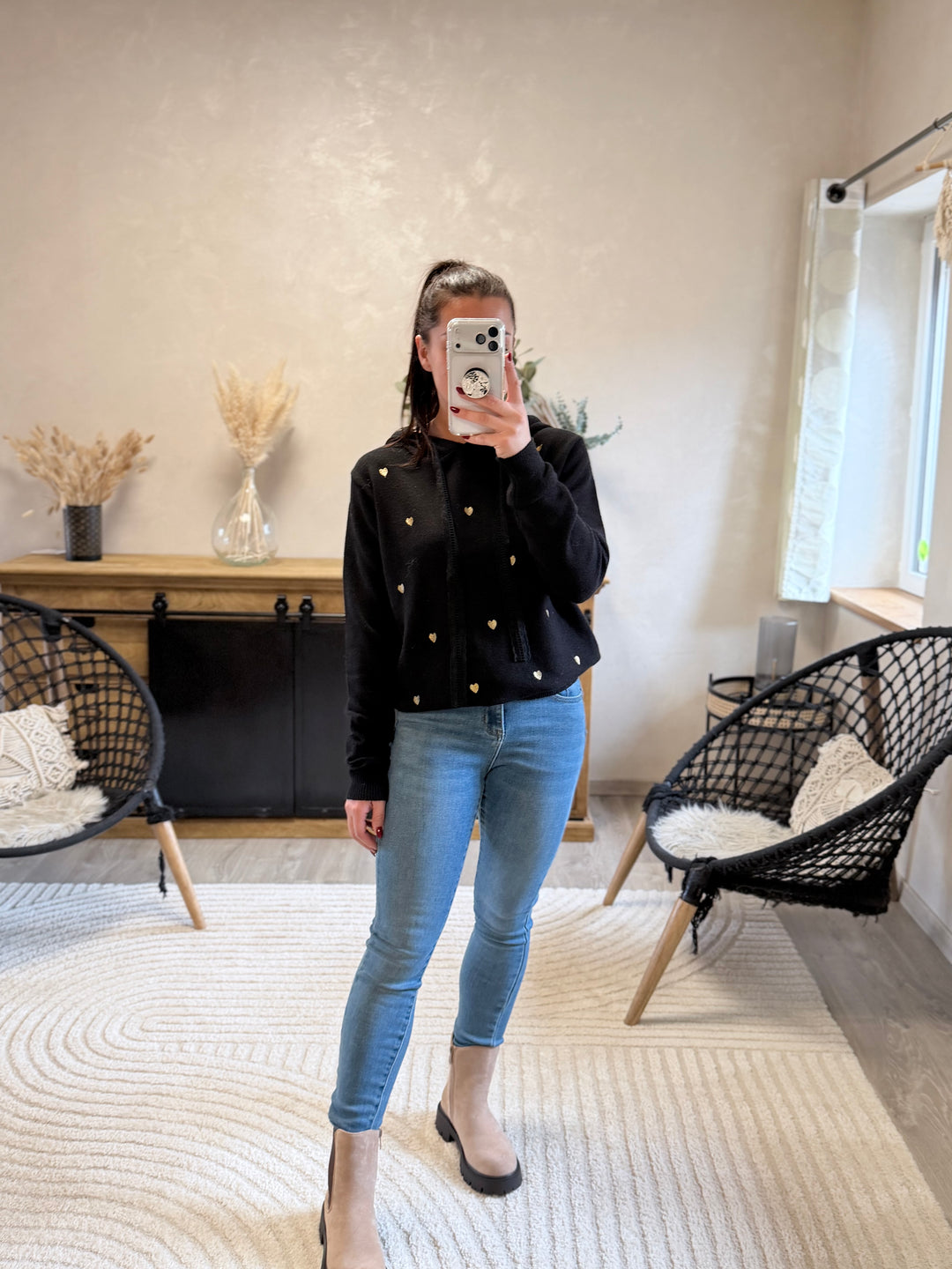 Pull à capuche Pauline