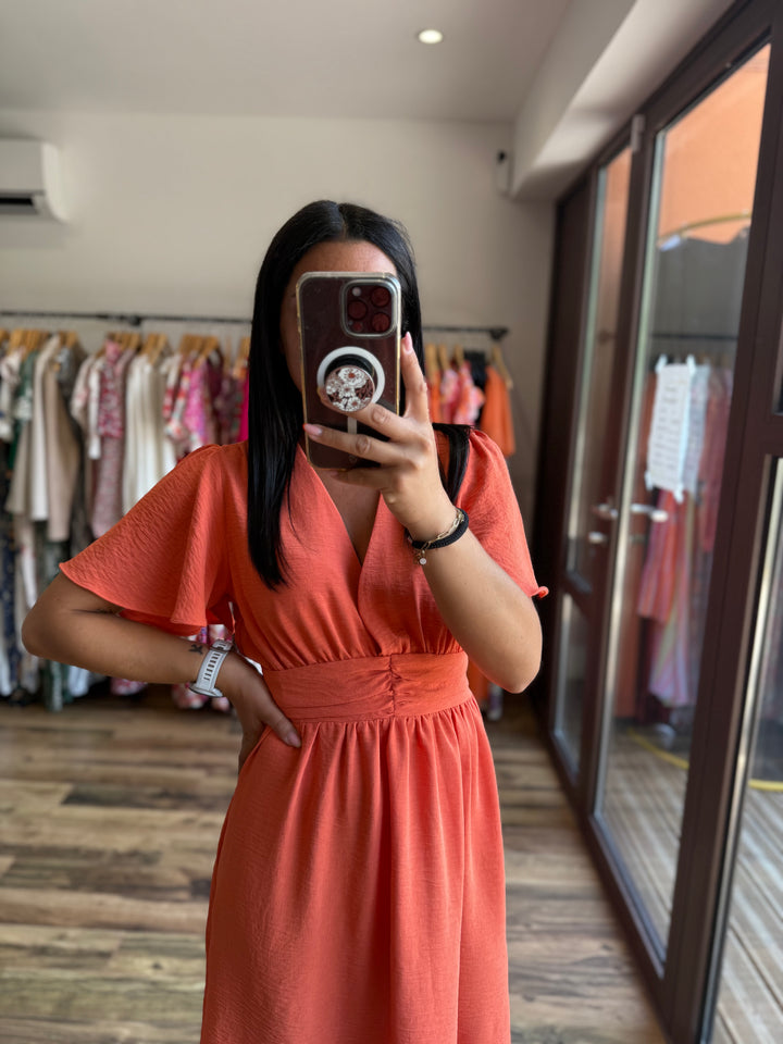 Robe courte Anail orange