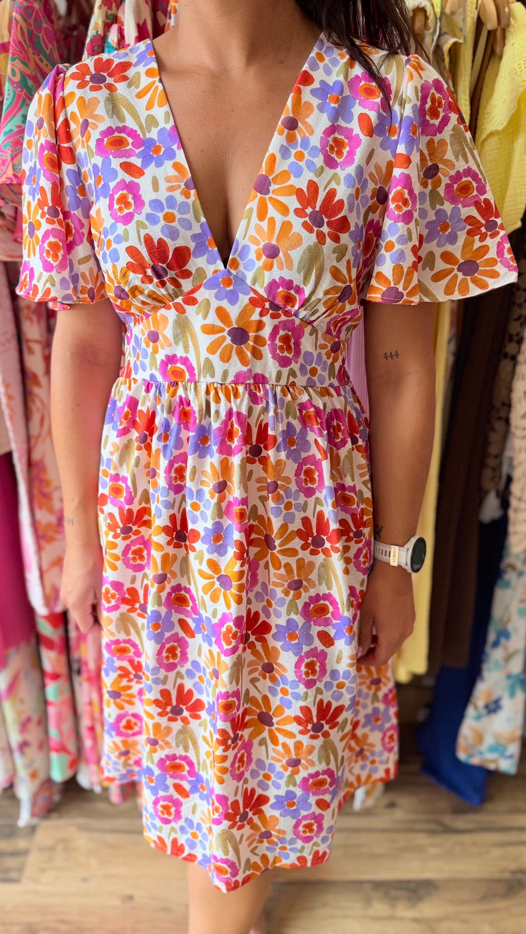Robe courte Sely CURVY