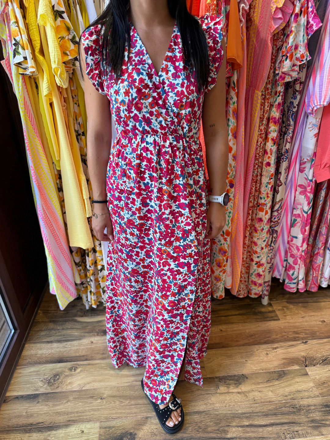 Robe longue charline CURVY (PRÉCOMMANDE EXPÉDITION 3/06)