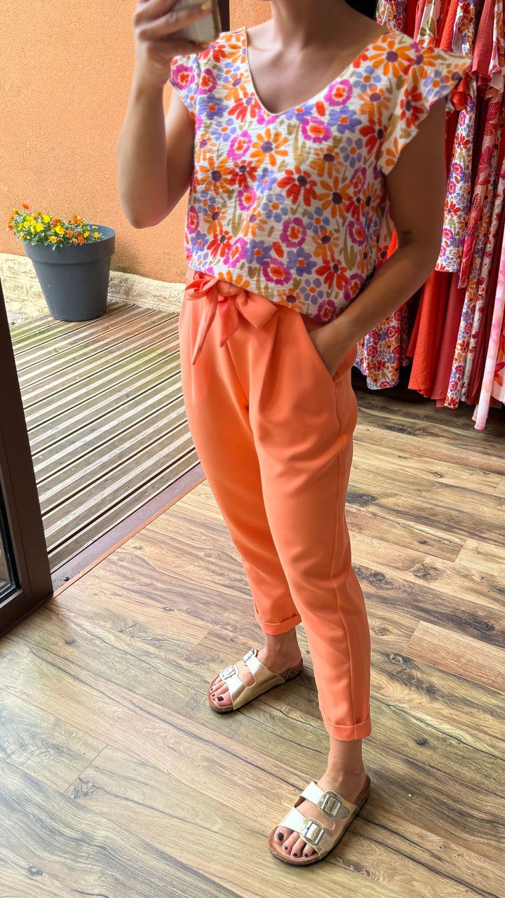 Pantalon Evy Abricot