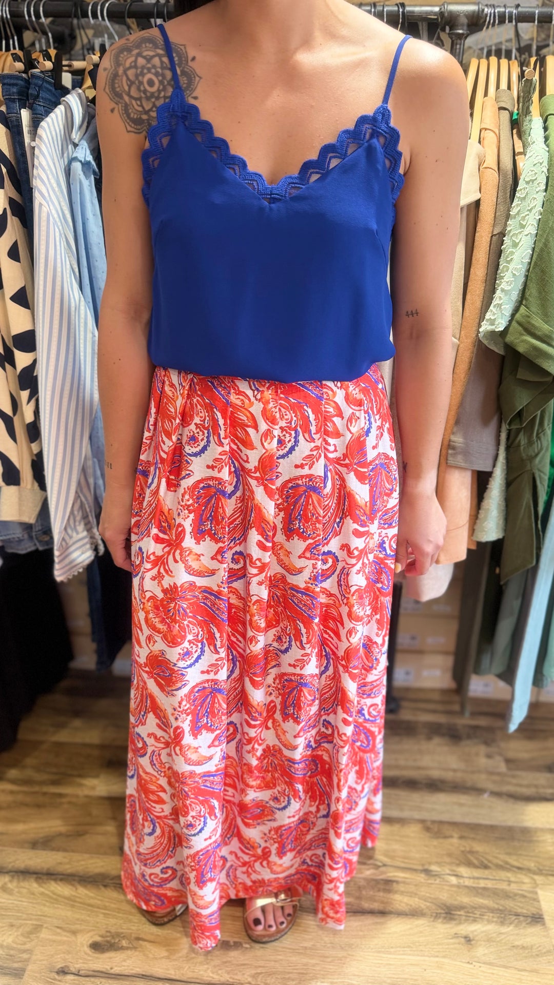 Top Vaiana bleu