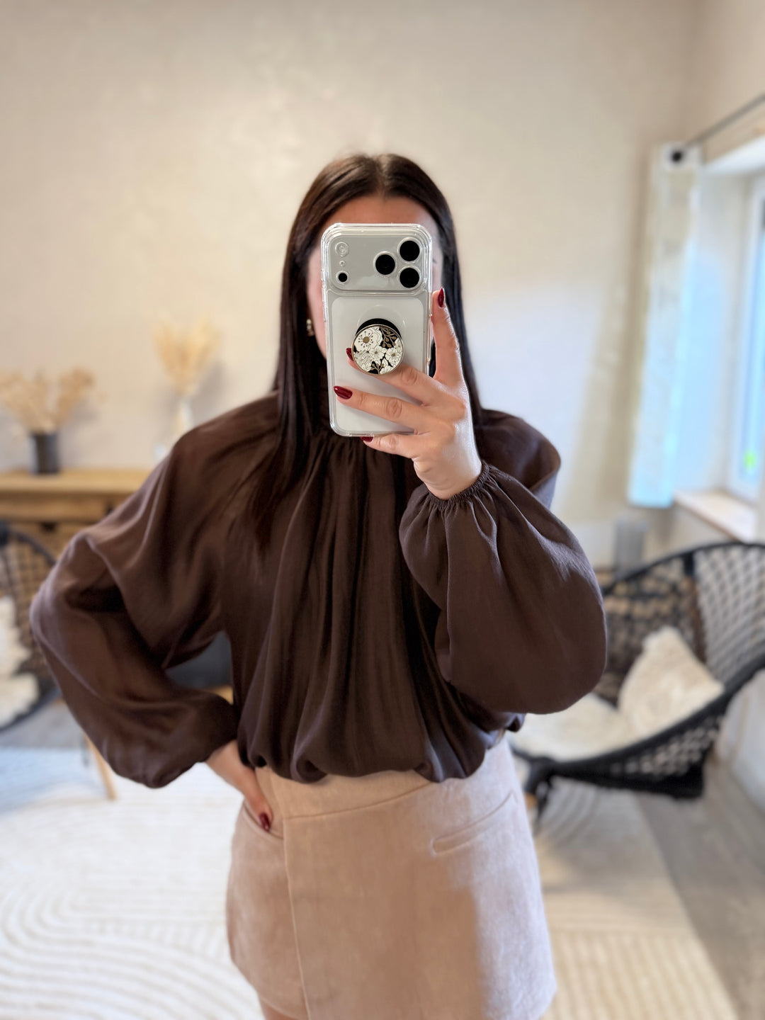 Blouse Basto chocolat