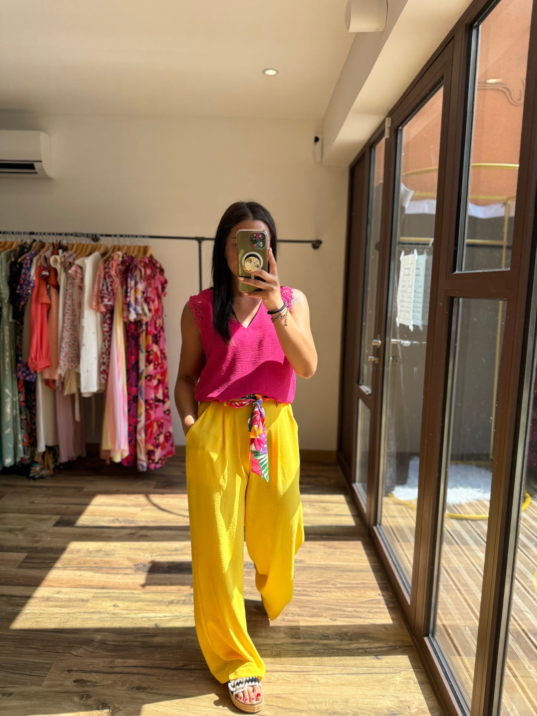 Pantalon Eliam jaune