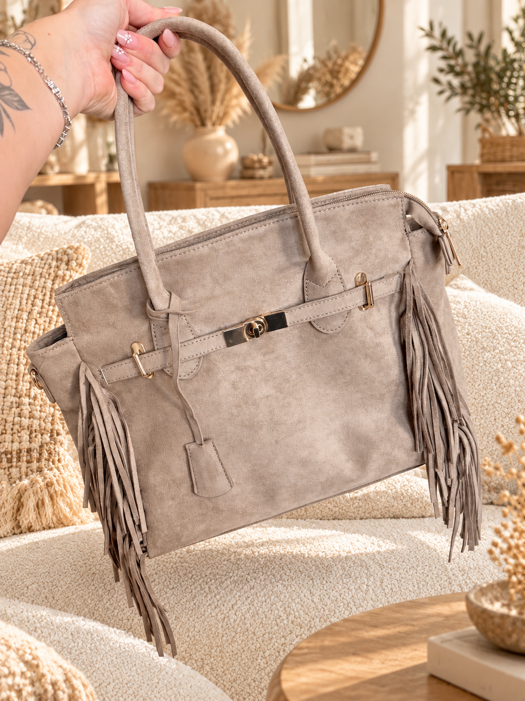 Sac Gerry taupe